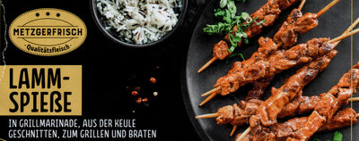 Metzgerfrisch Lammspieße