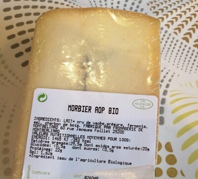 Morbier AOP bio