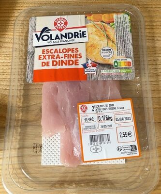 Escalopes Extra-fines de dinde