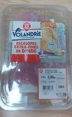 Escalopes extra-fines de dinde