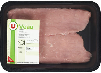Escalope de veau ***, à griller, France, 2 pièces
