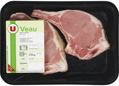 Côte de veau ***, avec os, à griller, France, 2 pièces