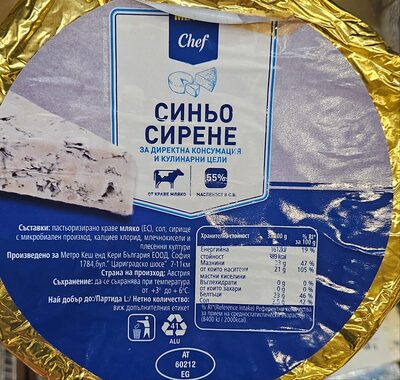 Синьо сирене