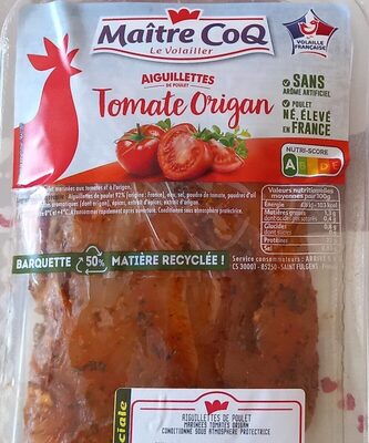 Aiguillettes de poulet Tomate Origan
