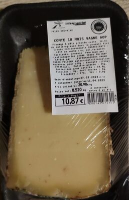 Comté 18 mois vagne aop