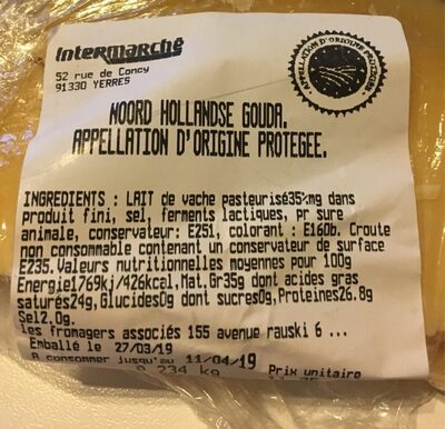 Noord hollandse gouda aop