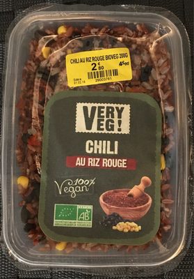 Chili au riz rouge