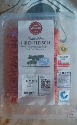 Gemischtes Hackfleisch  30 Prozent Weniger Fett