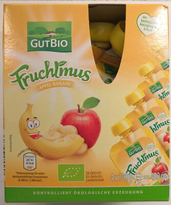Fruchtmus, Apfel-Banane