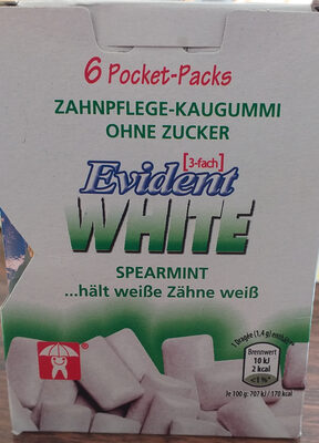 Zahnpflege-Kaugummi Evident White