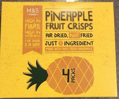 Pineapple fruit crips