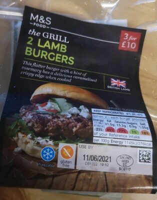 The Grill Lamb Burgers