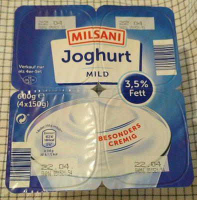 Naturjoghurt mild 3,5% Fett