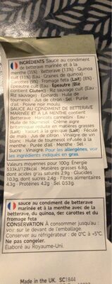 Salade multicolore fete et betterave