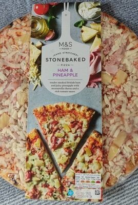 Stone Baked Ham and Pineapple Pizza