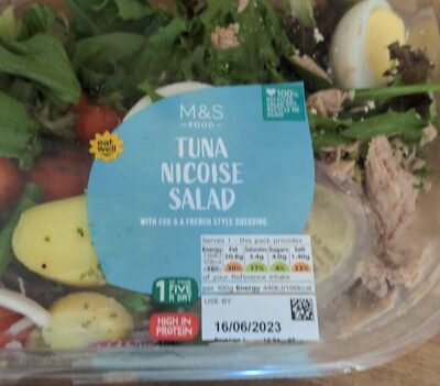Tuna nicoise salad