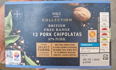 Pork Chipolatas