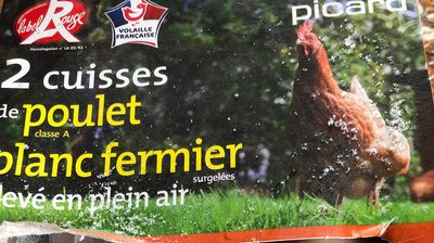 Cuisses de poulet blanc fermier