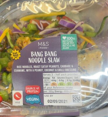 Bang bang noodle salad