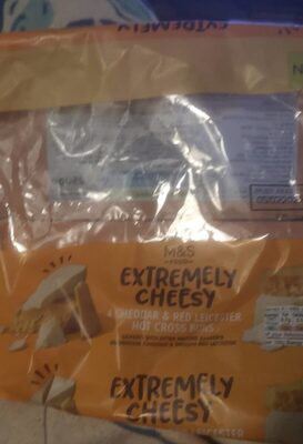 Extremely cheesy cheddar and red Leicester hot cross buns