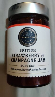 Strawberry and champagne jam
