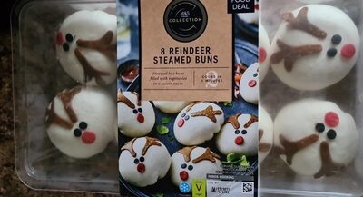 8 reindeer steamed buns