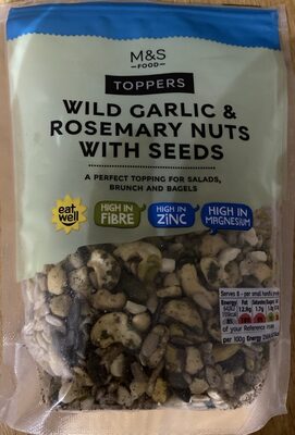 Wild garlic and Rosemary nuts with seeds