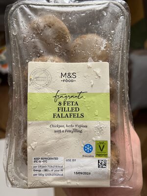 fragrant 8 Feta filled falafels