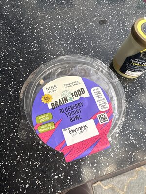 Blueberry yogurt bowl