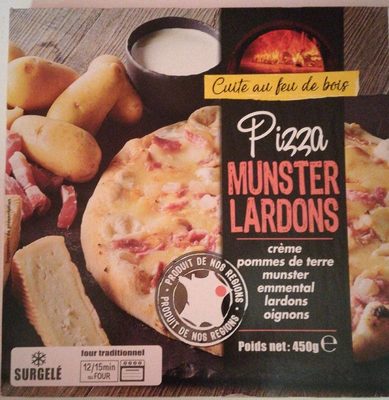 Pizza munster lardons