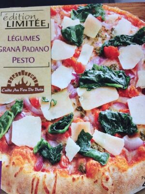 Pizza legumes - grana padano - pesto