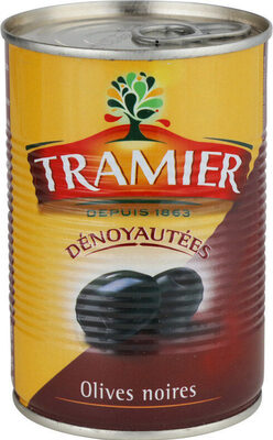 Olives noires confites dénoyautées
