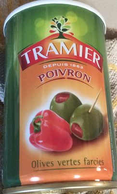 Olives Tramier Farcies aux poivrons