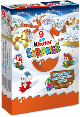 Kinder surprise t9 boite de 9 œufs