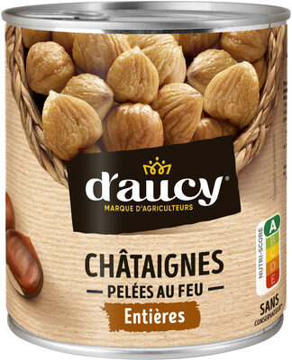 Châtaignes entières d'aucy 510g