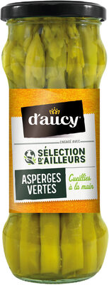 Asperges vertes cueillies main Sélection d'ailleurs d'aucy 185g