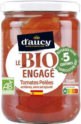 58cl tomates entières pelées de plein champ sans sel ajoute bio