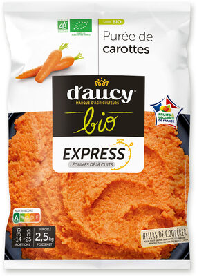 Puree carotte bio exp dy 2.5kg