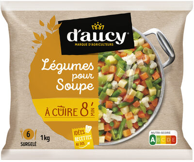 Légumes pour soupe A cuire d'aucy 1kg