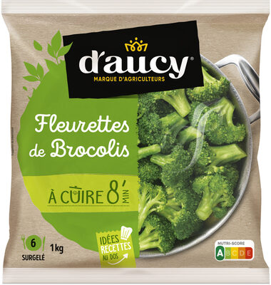 Brocolis en fleurettes A cuire d'aucy 1kg