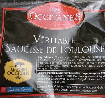 Véritable saucisse de Toulouse