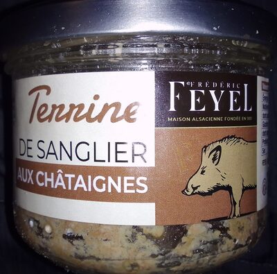 Terrine de sanglier aux châtaignes