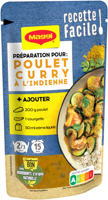 MAGGI Recette Facile pour poulet au curry 65g