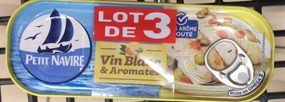 Filets de Maquereaux Vin Blanc Aromates