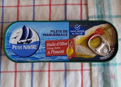 Filets de maquereaux huile d'olive vierge extra & piment