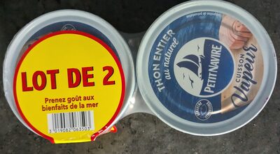 Thon entier au Naturel Cuisson Vapeur (Lot de 2)