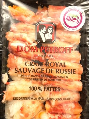 Crabe royal sauvage de russie
