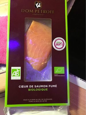 Coeur de saumon fumé
