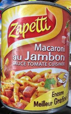 Macaroni au Jambon sauce tomate cuisinée