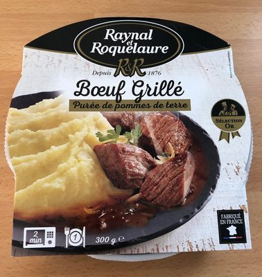 Boeuf grille puree de pommes de terre